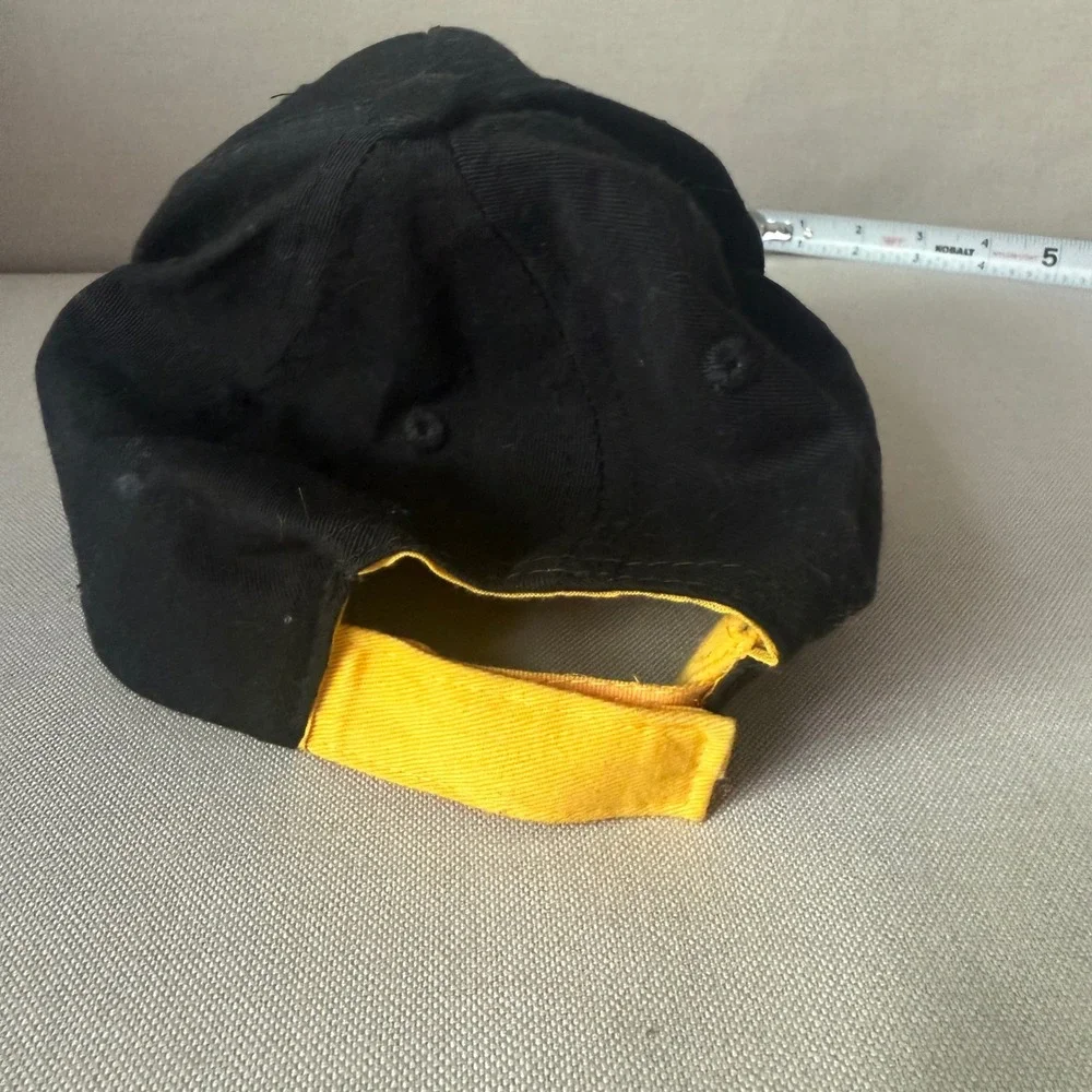 LEGO Batman Baseball Cap Black Yellow Brick Logo DC Comics 2013 Kids Hat Cotton